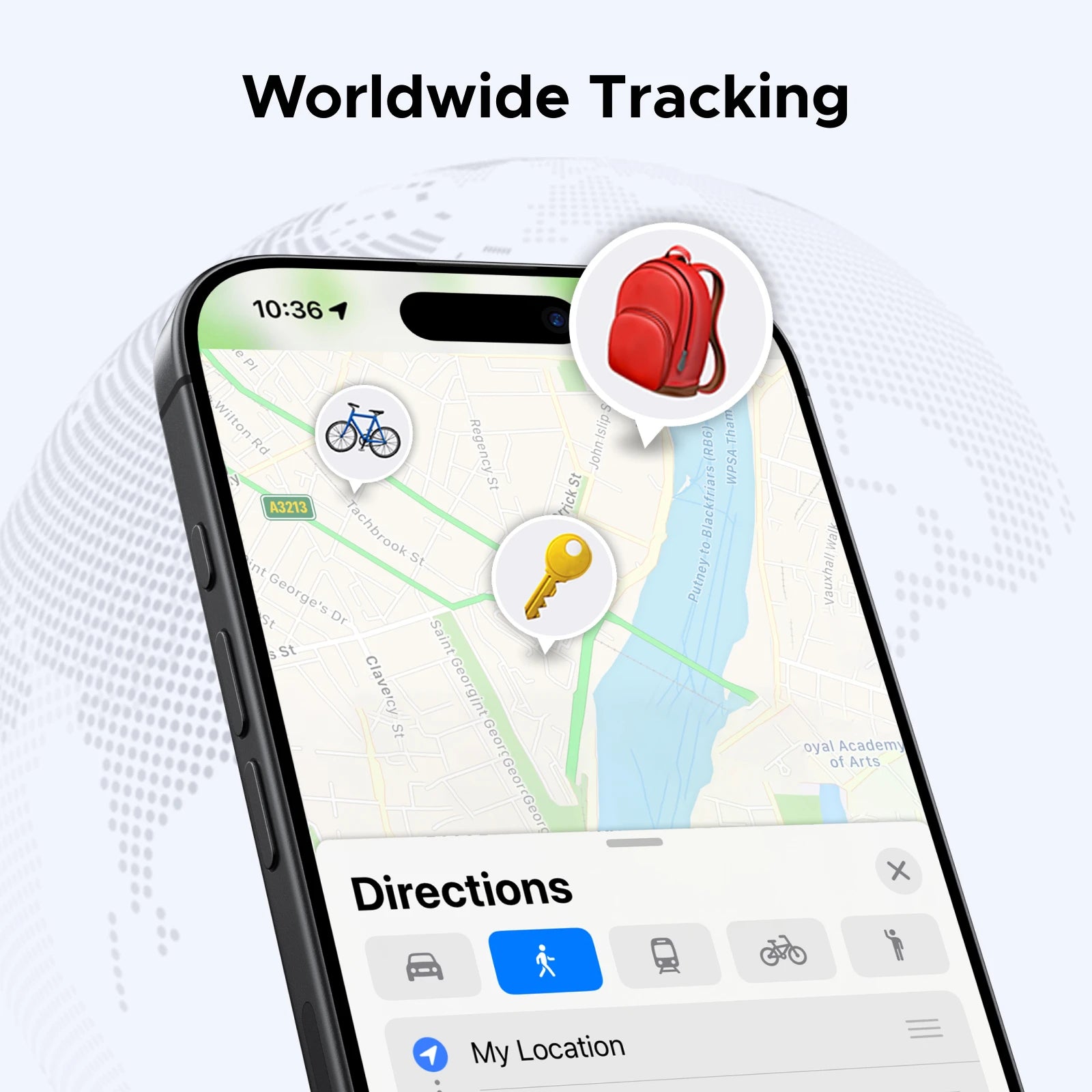 UGREEN global positioning Smart Tag with Apple Find My/Bluetooth GPS Tracker