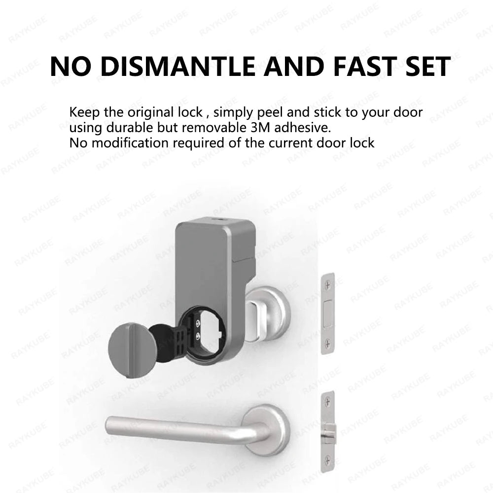 A1 Pro Max Bluetooth Smart Door Lock Remote Control Keyless Unlock Smart Life Cylinder DIY Easy Installation